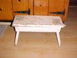 Stool,  Wooden,  in paint (White); 7